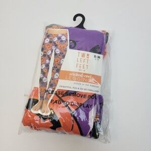 Halloween leggins pumkins s/m 4-10